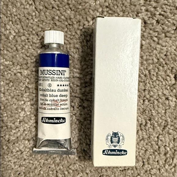 Mussini Oil Color Paint 35Ml Series 6 481-Dark Cobalt Schmincke - Picture 1 of 7